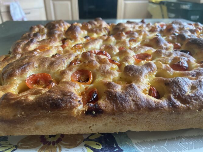 focaccia pomodori