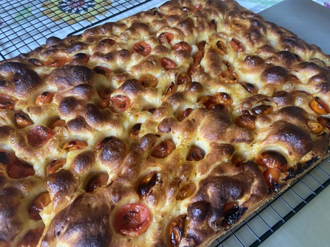 focaccia pomodori