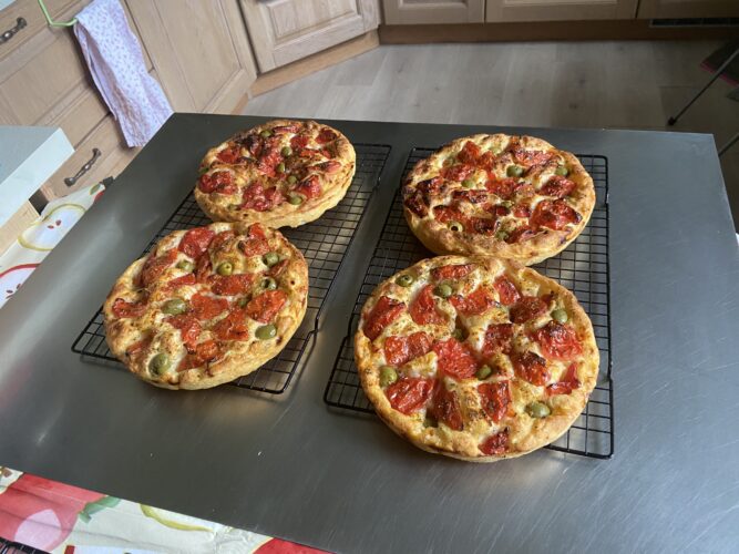 focaccia barese semola patata pomodori