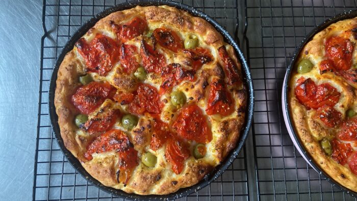 focaccia barese semola patata pomodori