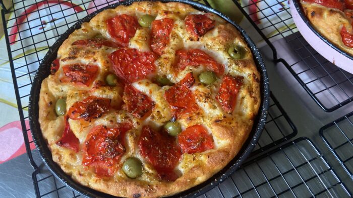 focaccia barese semola patata pomodori