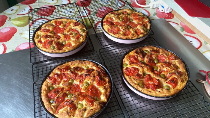 focaccia barese semola patata pomodori