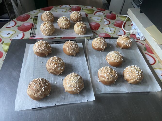 brioche nuvolette alla crema