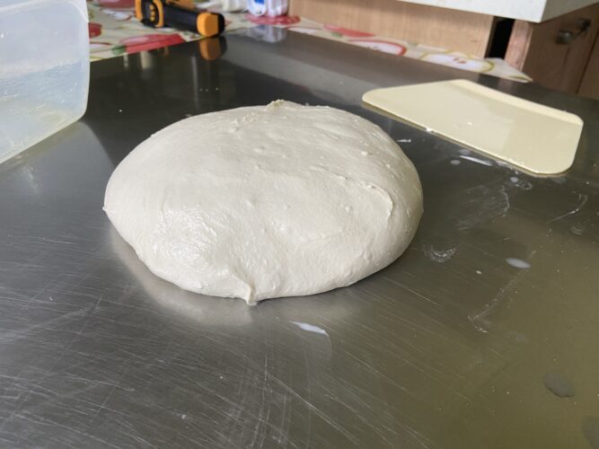 focaccia barese patata semola pomodori