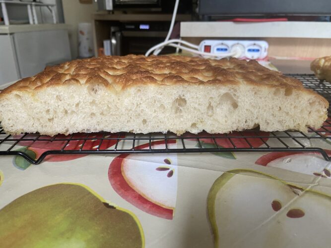 focaccia morbida teglia veloce