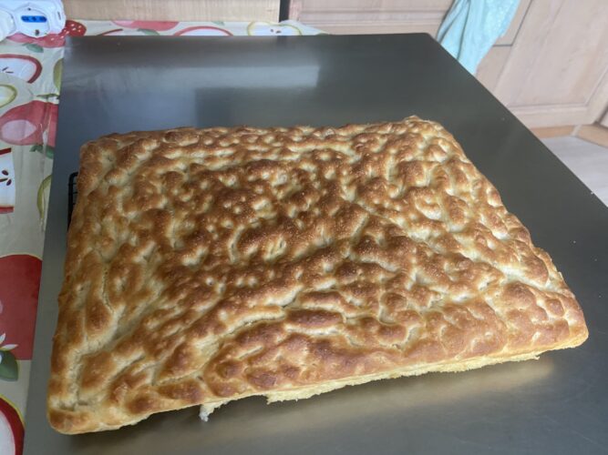 focaccia morbida teglia veloce