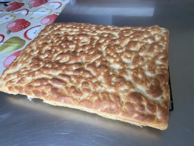 focaccia morbida teglia veloce