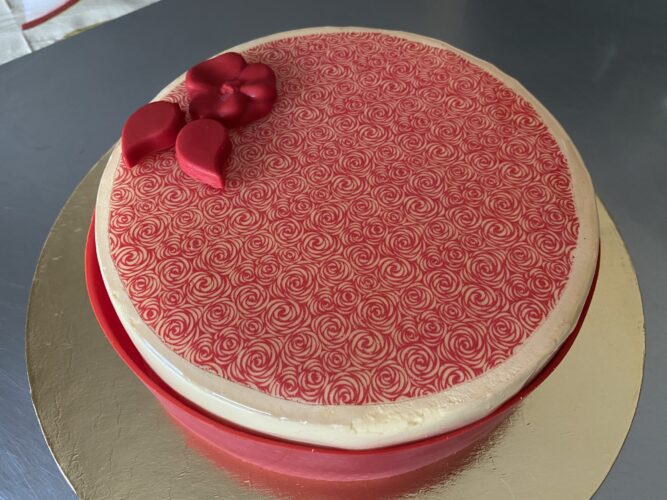 fraisia torta moderna fragola pistacchio vaniglia gluten free