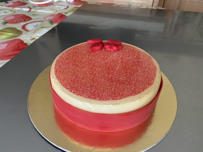fraisia torta moderna fragola pistacchio vaniglia gluten free
