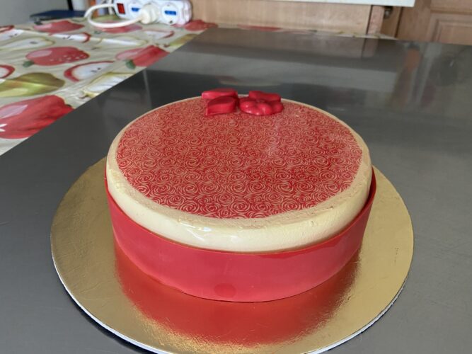 fraisia torta moderna fragola pistacchio vaniglia gluten free