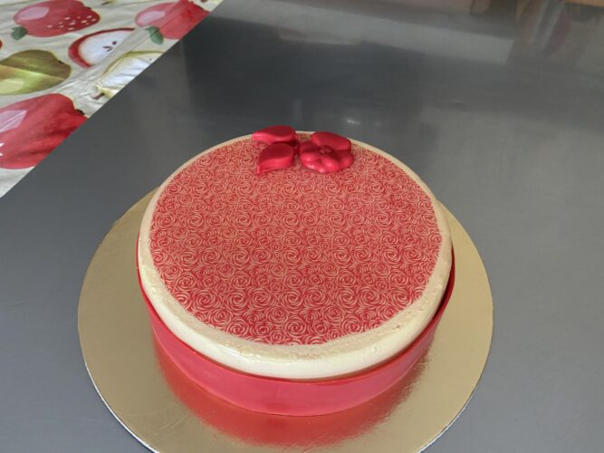 fraisia torta moderna fragola pistacchio vaniglia gluten free