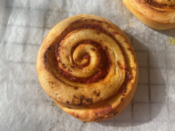 girelle pizza e pesto