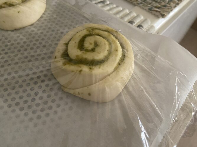 girelle pizza e pesto