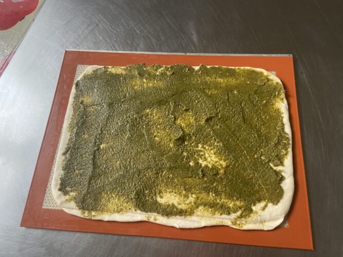 girelle pizza e pesto