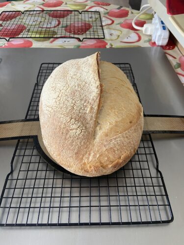 pane bianco lievito madre cotto pentola