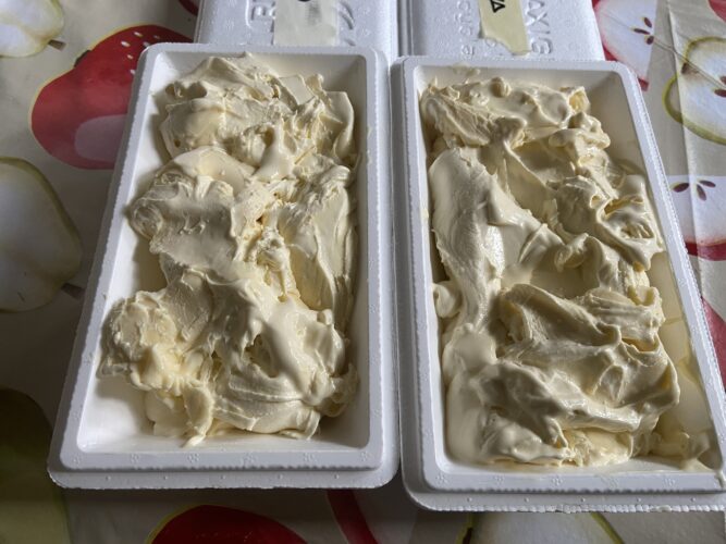 selezione di gelati