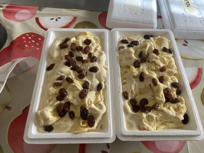 selezione di gelati