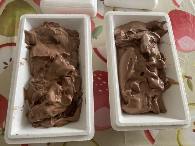 selezione di gelati