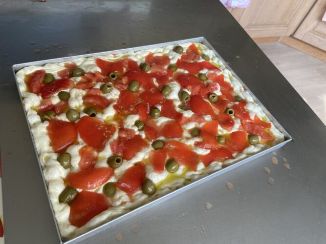 focaccia pomodoro Sud semola patata
