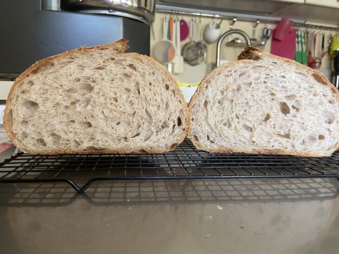 pane semintegrale farro lievito madre