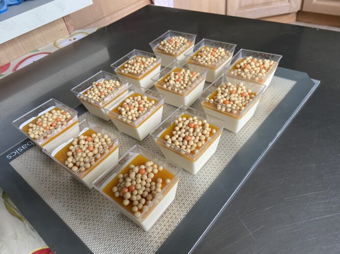 bicchierini panna cotta summer style