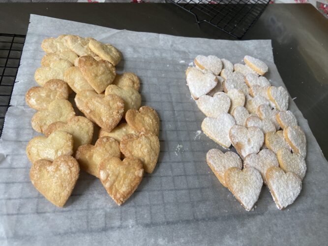 biscotti cuoricini latte condensato vaniglia senza uova