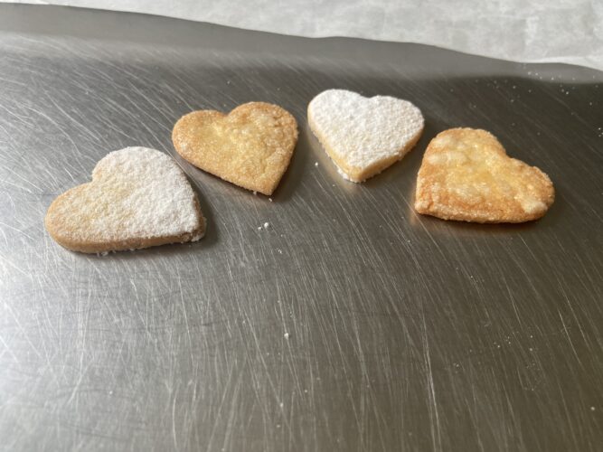 biscotti cuoricini latte condensato vaniglia senza uova