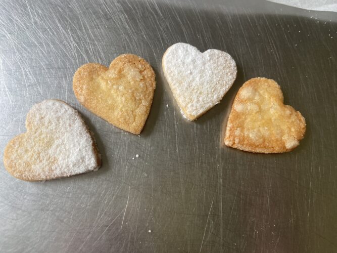 biscotti cuoricini latte condensato vaniglia senza uova