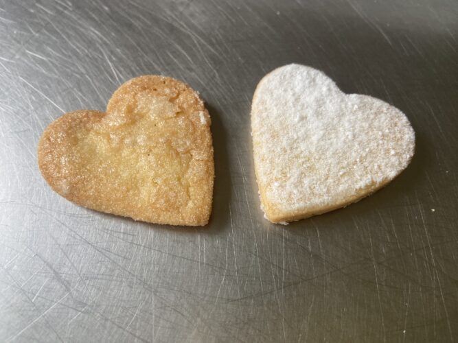 biscotti cuoricini latte condensato vaniglia senza uova