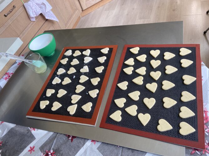 biscotti cuoricini latte condensato vaniglia senza uova