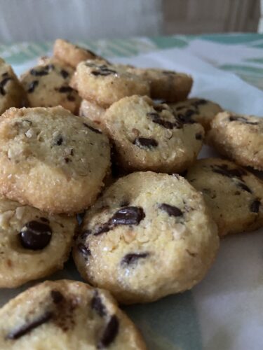 biscotti rustichelli mais nocciole cioccolato