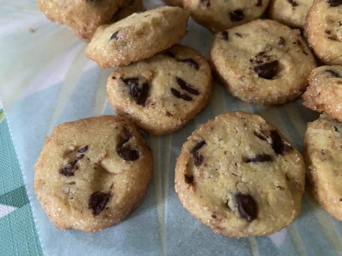 biscotti rustichelli mais nocciole cioccolato