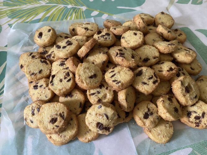 biscotti rustichelli mais nocciole cioccolato