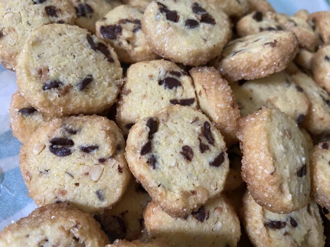 biscotti rustichelli mais nocciole cioccolato