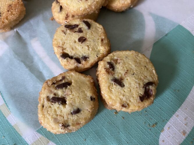 biscotti rustichelli mais nocciole cioccolato