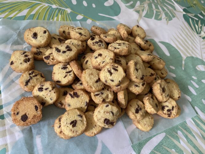 biscotti rustichelli mais nocciole cioccolato