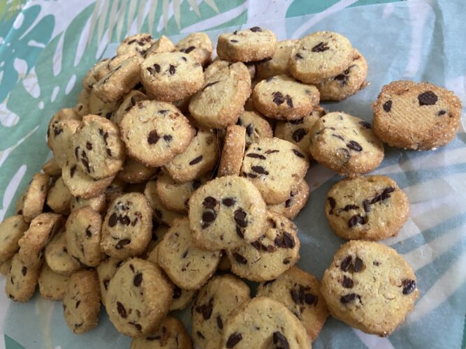 biscotti rustichelli mais nocciole cioccolato