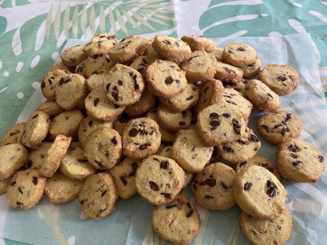 biscotti rustichelli mais nocciole cioccolato