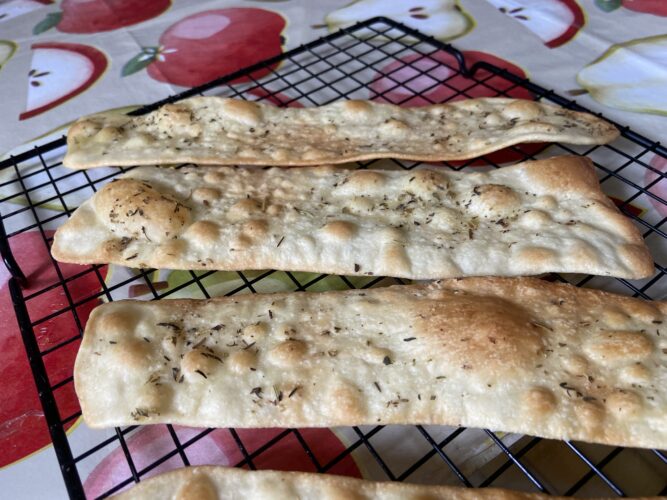 lingue croccanti aperitivo esubero