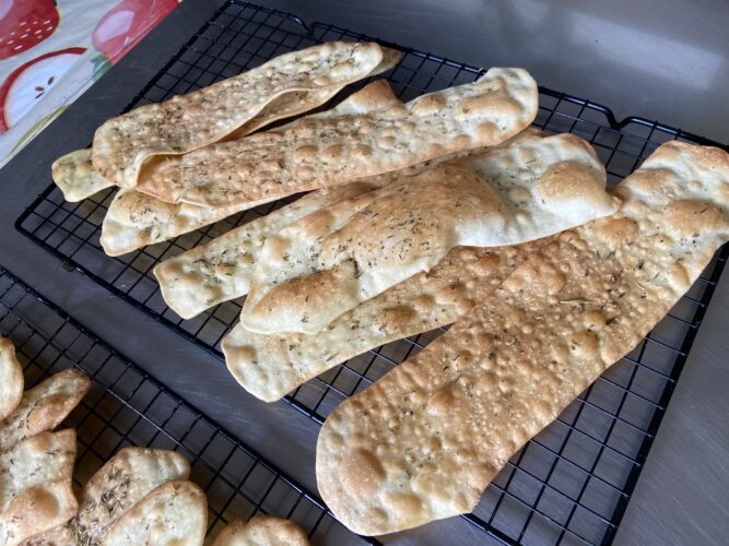 lingue croccanti aperitivo esubero