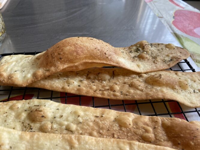 lingue croccanti aperitivo esubero