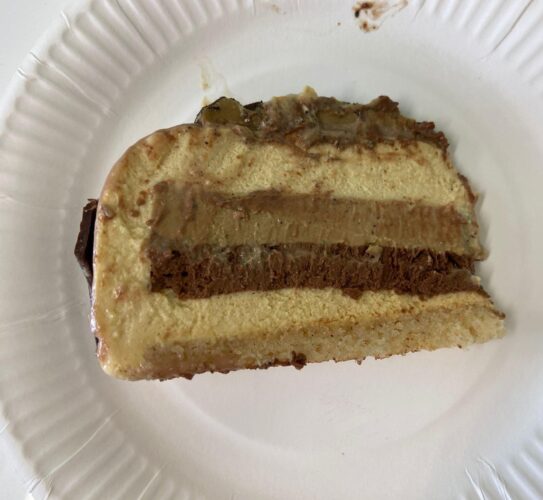 torta moderna nocciola caffè