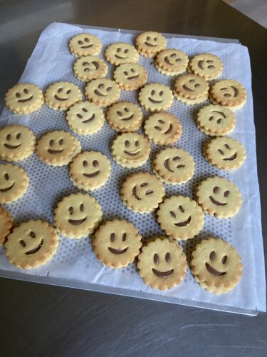 biscotti cookie smile con cremino
