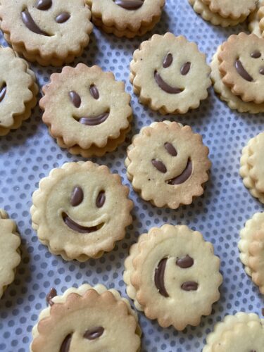 biscotti cookie smile con cremino