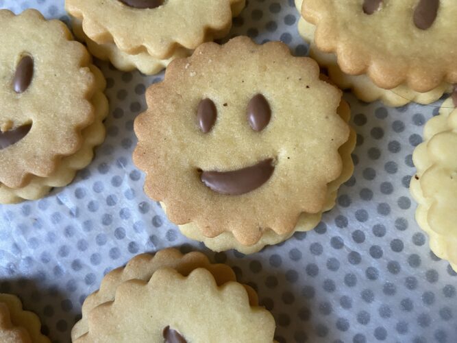 biscotti cookie smile con cremino