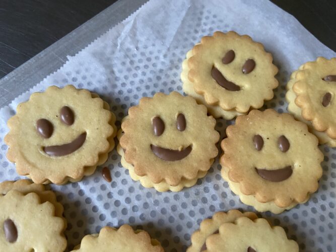 biscotti cookie smile con cremino