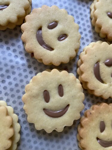 biscotti cookie smile con cremino
