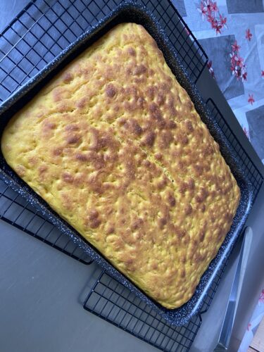 focaccia nuvola alla zucca