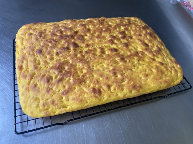 focaccia nuvola alla zucca