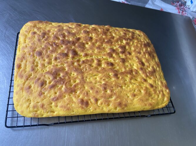 focaccia nuvola alla zucca